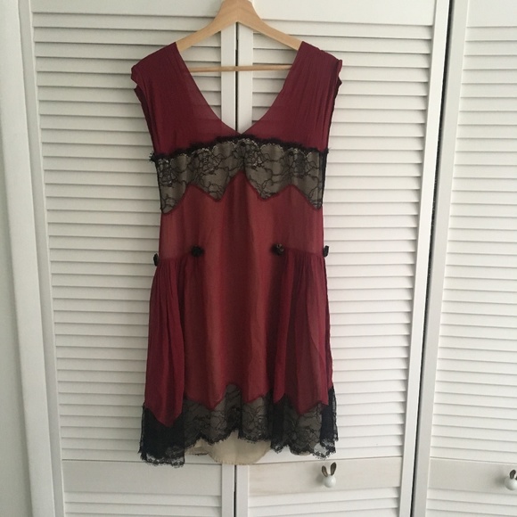 Twin-Set Simona Barbieri silk chiffon mini dress - Picture 5 of 5